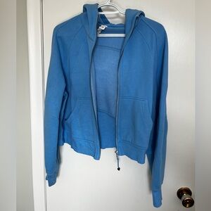 Scuba Oversized Half- Zipped Hoodie
